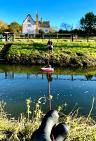 Elizabeth Klotz - UK Environment Agency. "My colleague Neil and I are gauging the river Deben at a village called Brandeston (in the county of Suffolk, UK)."